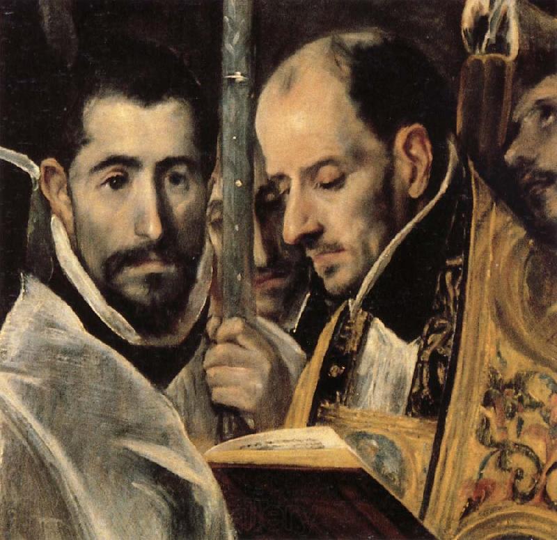 El Greco Details of The Burial of Count Orgaz Norge oil painting art